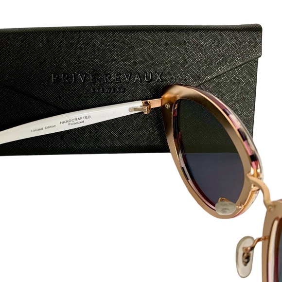 NEW Prive Revaux The Monet Polarized Pink Mirrored Sunglasses - Picture 8 of 15